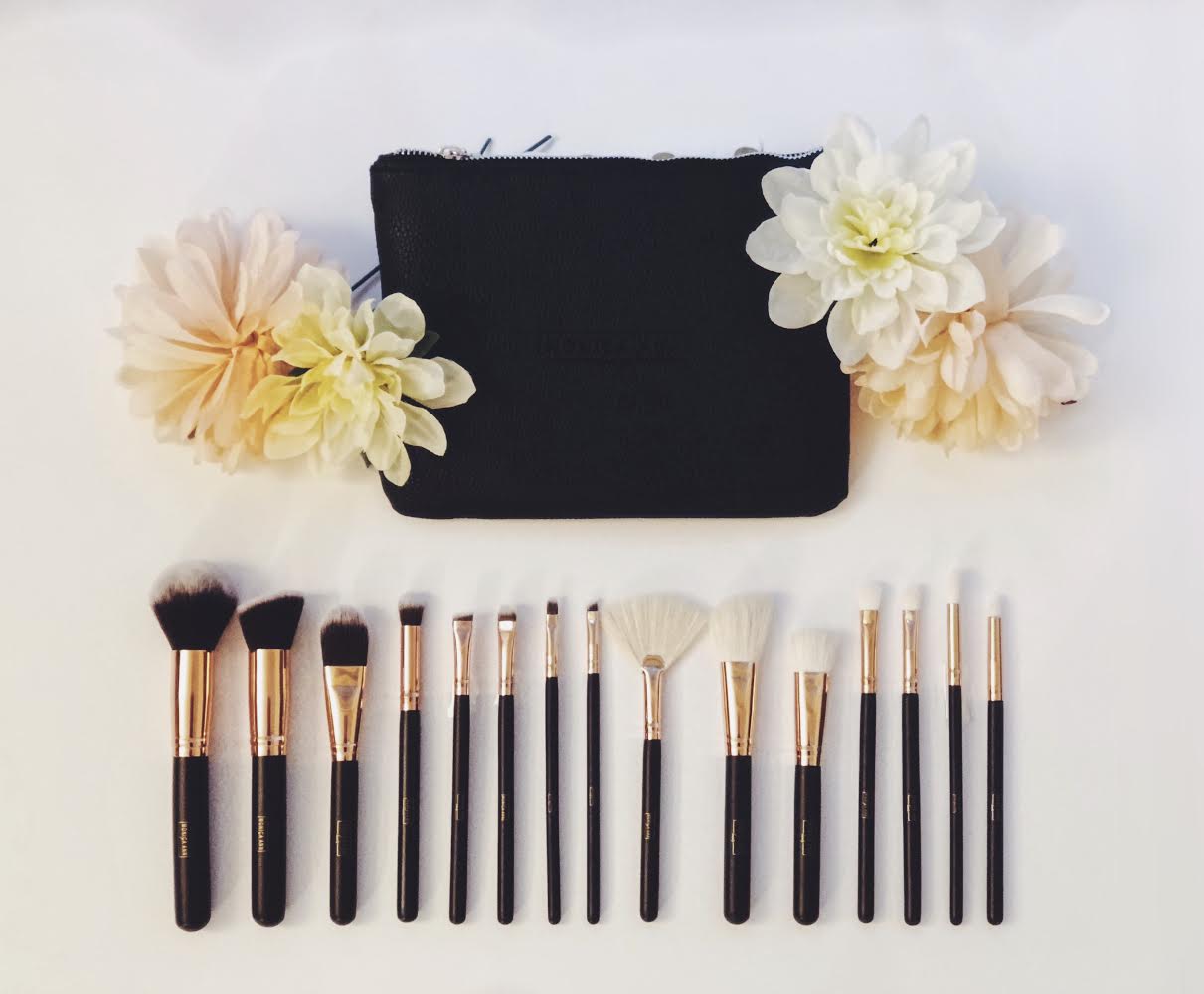 Rose Gold Brush Set + Bag (Limited Edition)